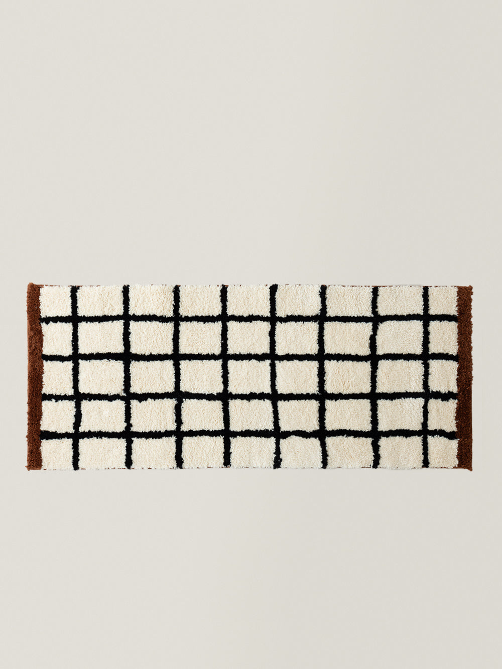 Classic Column Checkered Tufted Rug