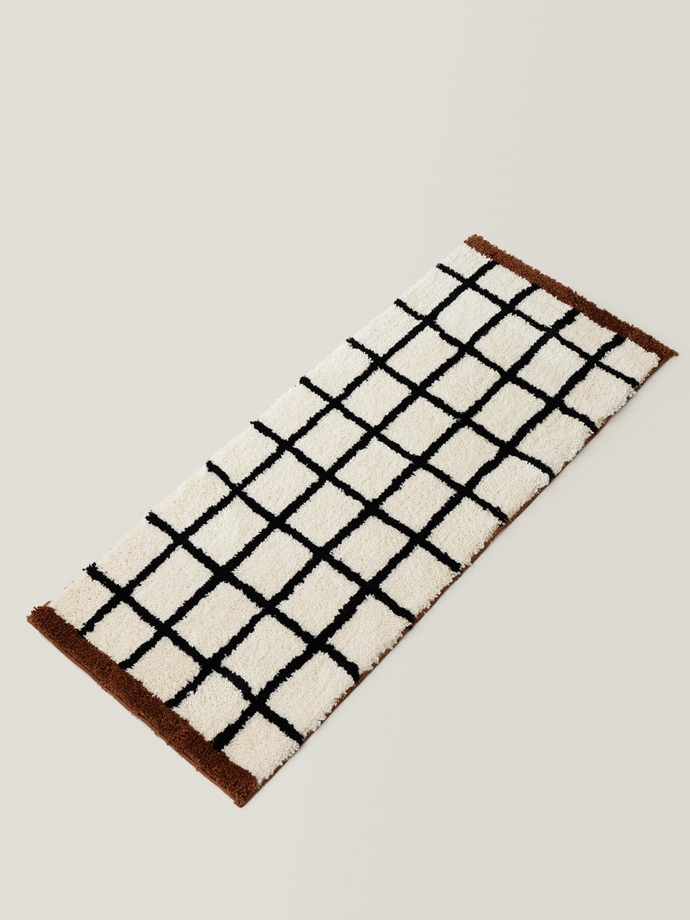 Classic Column Checkered Tufted Rug