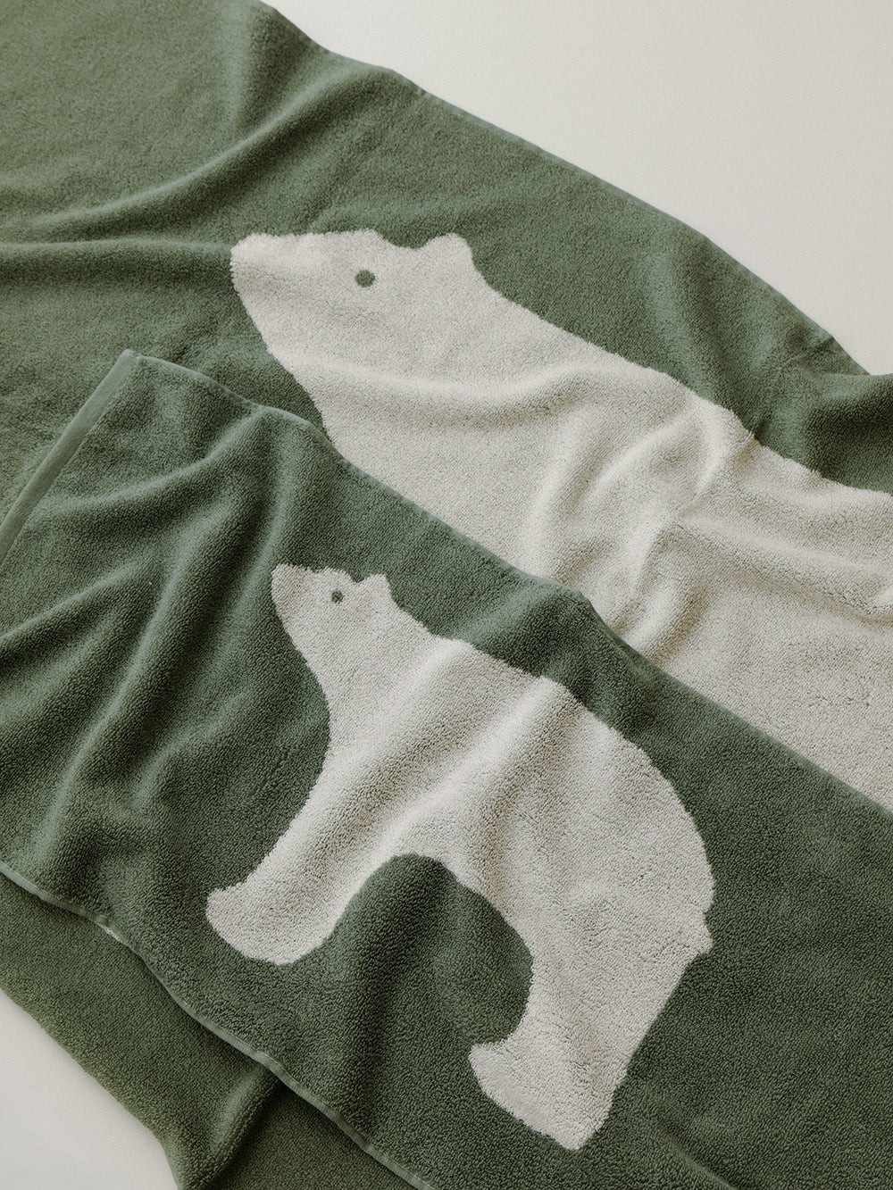 Polar Bear Cotton Bath Towe